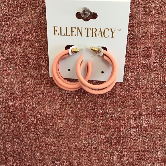 Very Nice Pink Robbery Statement Earring Women - Picture 4 of 4